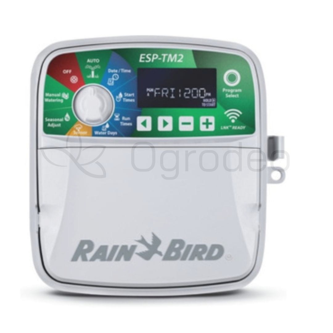 Sterownik nawadniania (zewnętrzny) 24VAC typ ESP-TM2 kompatybilny z Wi-Fi 8 sekcji RAIN BIRD