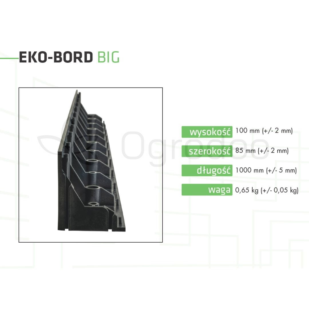 Obrzeże Eko-Bord BIG 100mmx1000mm