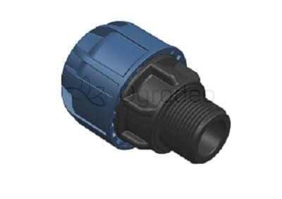 ZŁĄCZKA (PRZELOT) PE 32-1"M PN10 Elysee