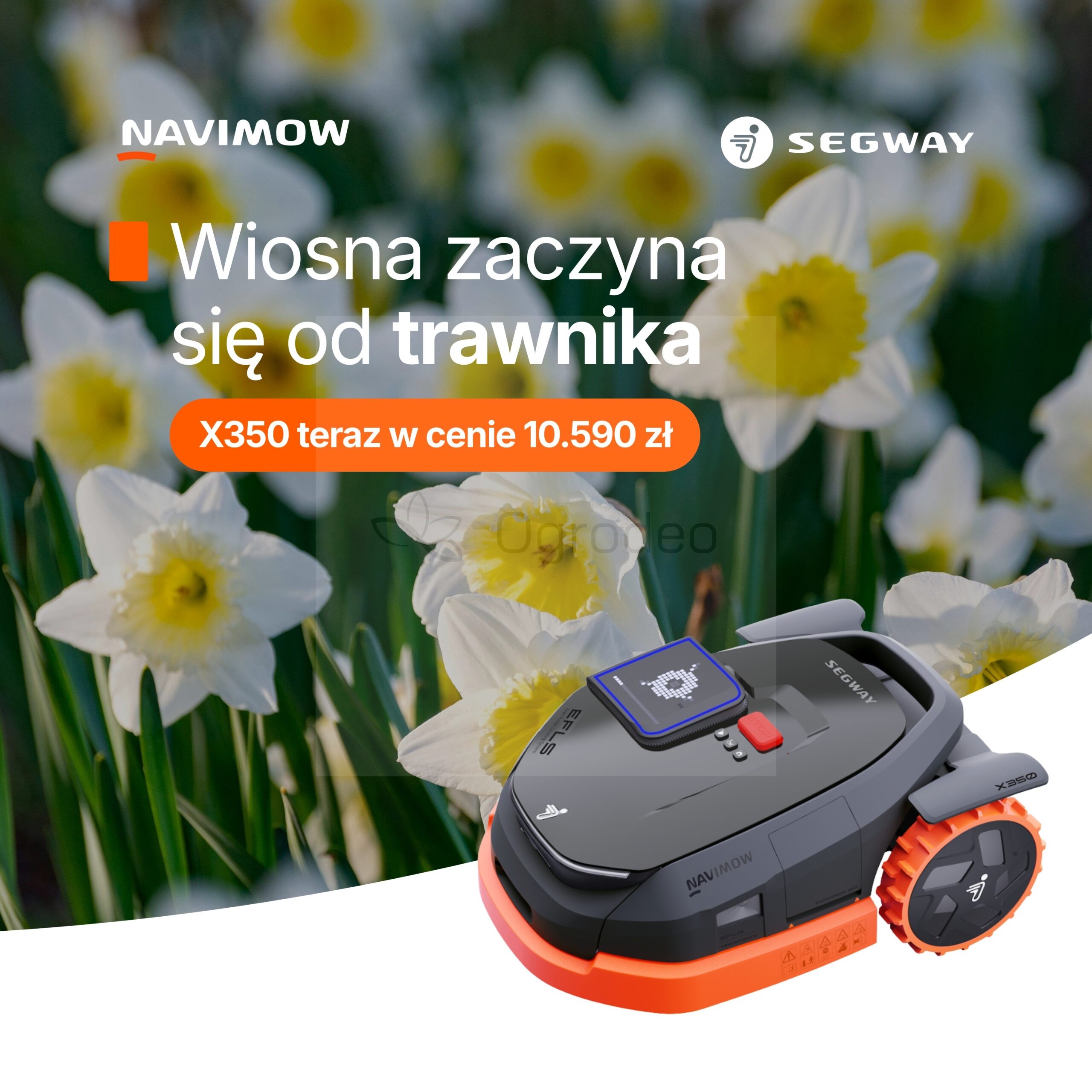Robot koszący Segway Navimow X 350 5000 m2